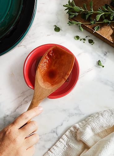 Vista 16 de LE TAUCI Soporte de cuchara de cerámica, soporte de cuchara de 4.8 pulgadas para estufa, soporte para cuchara para encimera de cocina, soporte