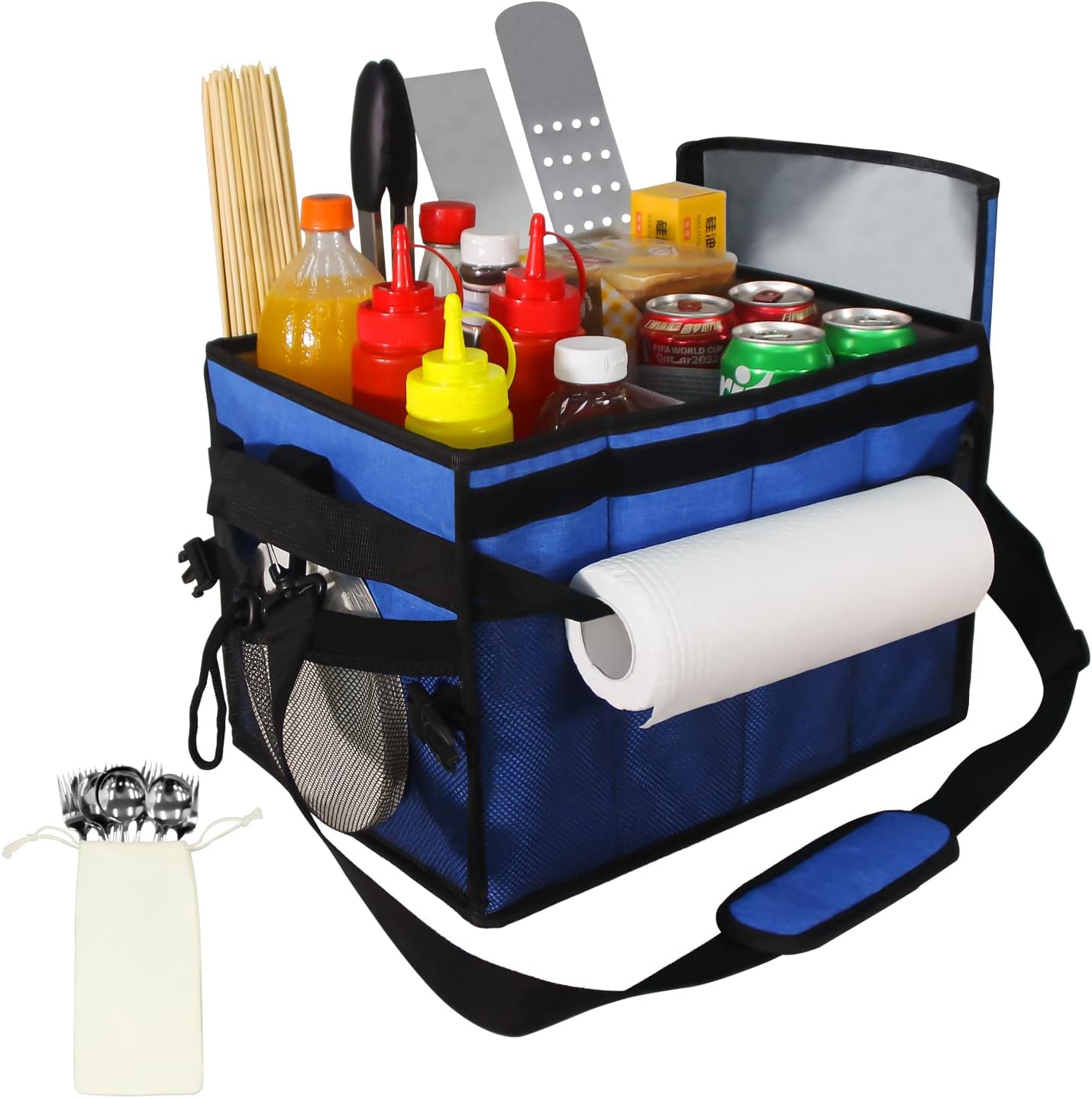 OEUPEACIY Large Grill Caddy, Griddle Caddy for Blackstone