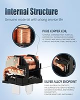 Vista 4 de V23136-J6-X48 Relé de potencia automotriz para BMW no comienza E90 E91 E92 E93 Cas Module Relay 4 Pin A/C Mini relés