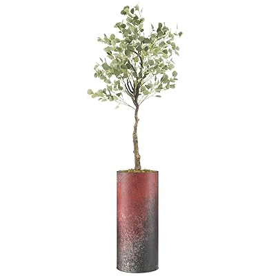 SIGNWIN Eucalyptus Tree with White, Red, Black &...