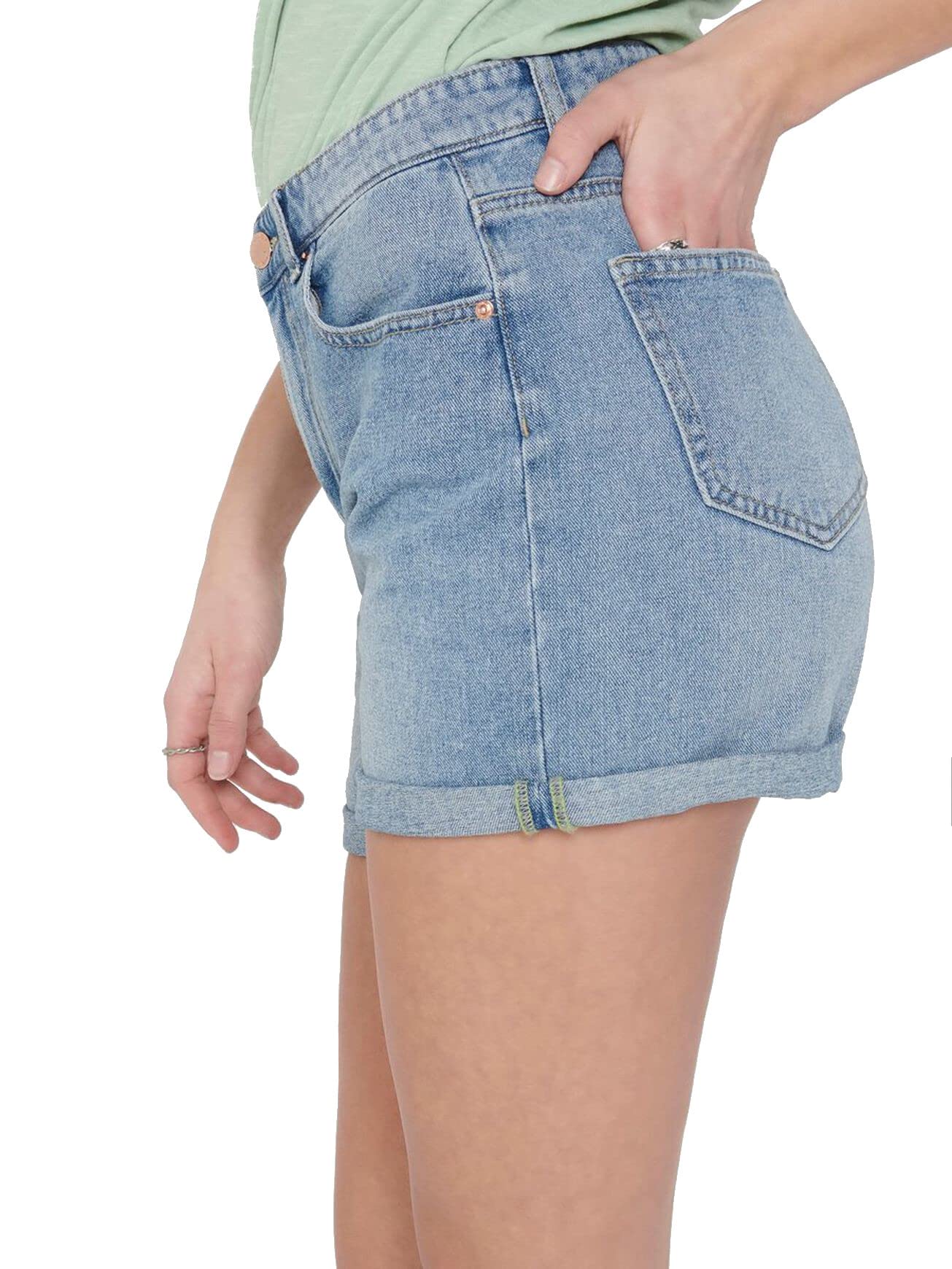 ONLY Denim Shorts ONLPHINE High Waist Regular Fit Shorts
