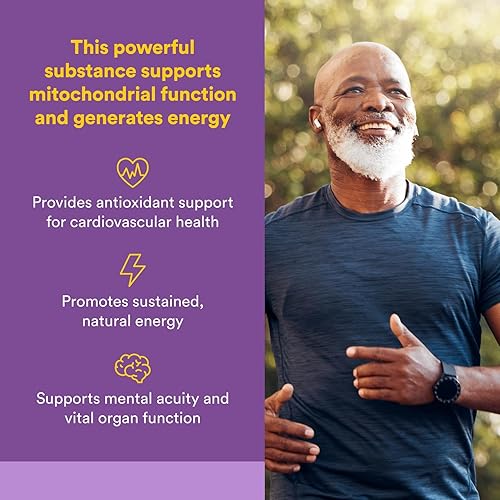 Miniatura 2 de Natural Factors Ubiquinol Active CoQ10 100mg 120 cápsulas blandas suplemento de coenzima Q10 para energía corazón y soporte cognitivo 120 porciones