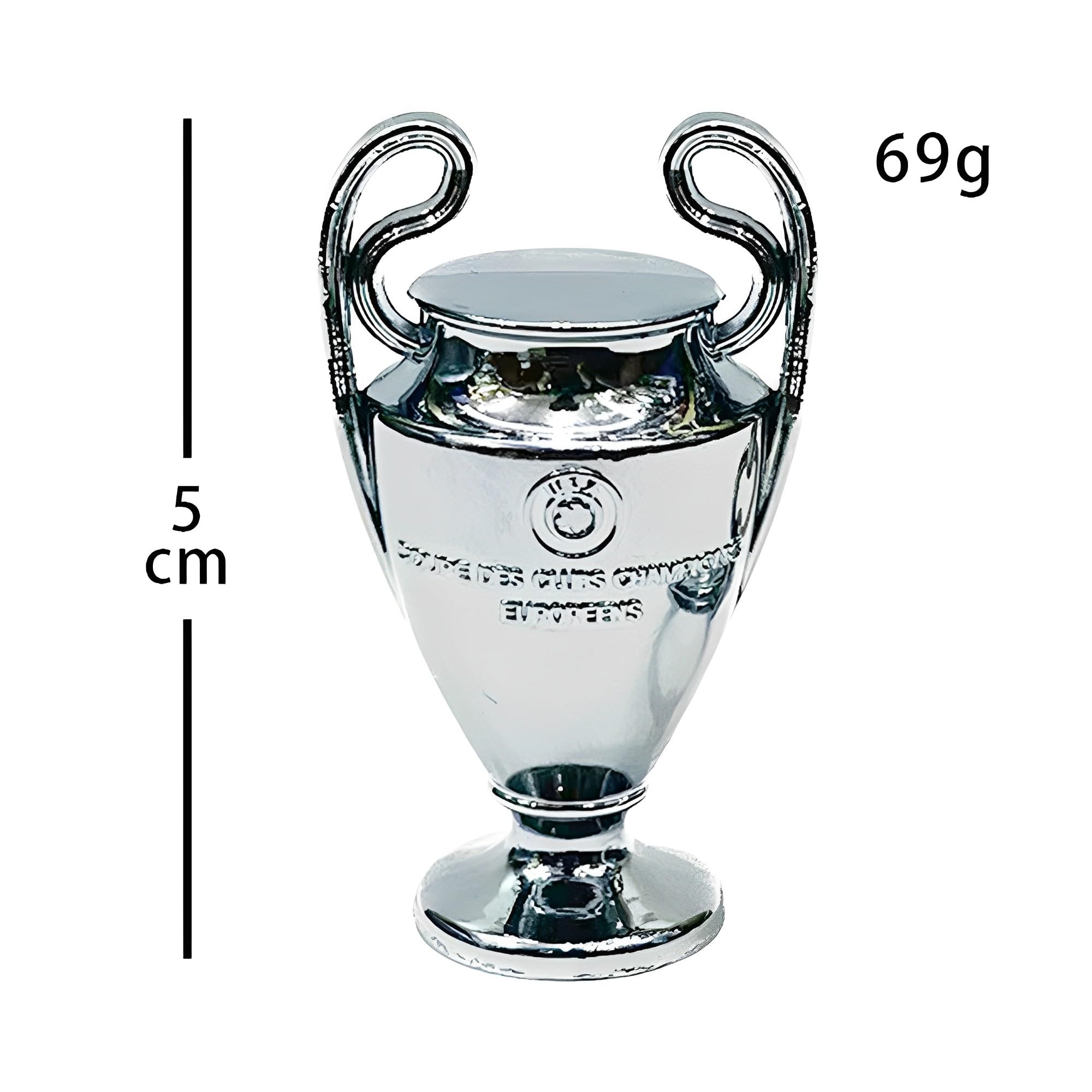 2 Miniatures Trophées Gardien De But Doré - Décoration Bureau, Souvenir Football - 5cm