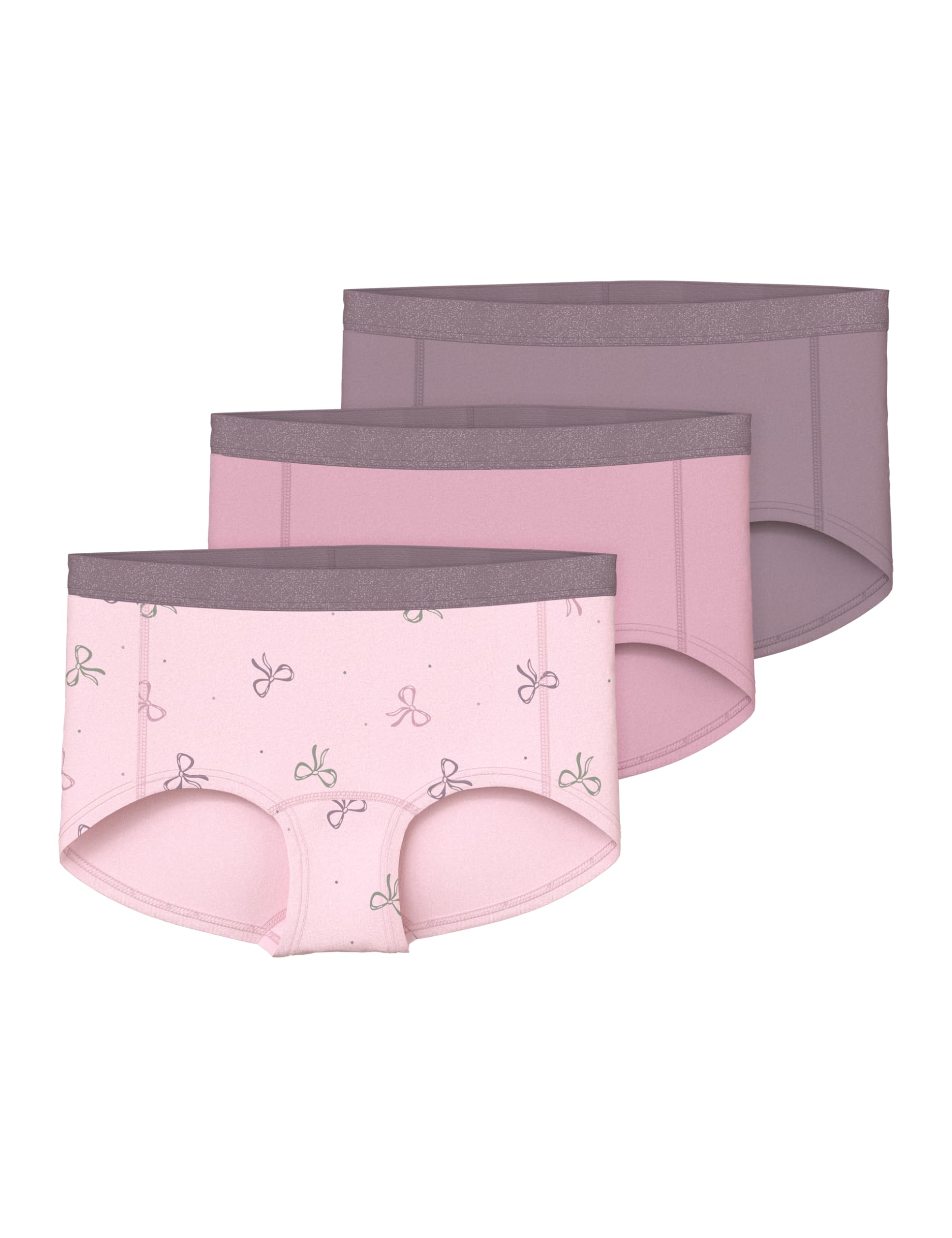 NAME IT Nkfhipster 3p Barely Pink Bow Noos Nkfhipster 3P Barely Pink Bow Noos Niñas (Pack de 1)