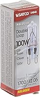 Vista 4 de Satco S4642 - Bombilla halógena G9 de 100 W, 1700 lúmenes, base de doble bucle, 120 voltios, regulable