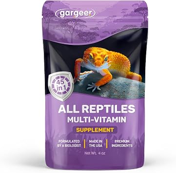 Gargeer 4oz All Reptile & Amphibian Multi-Vitamin Powder. Made in USA