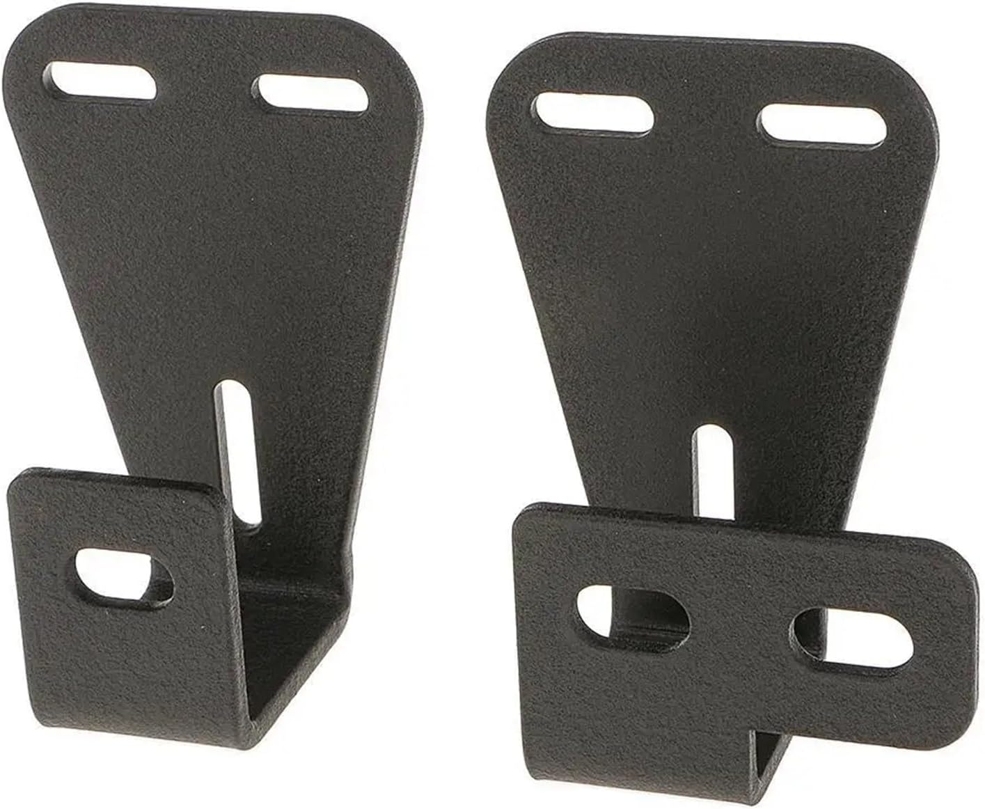 Dolity Compatible For Jeep Wrangler 87-06 Locking Hood Hinge Hi-lift Farm Jack Mount Slotted Bolt Holes Accommodate Most Hi-lift Jacks
