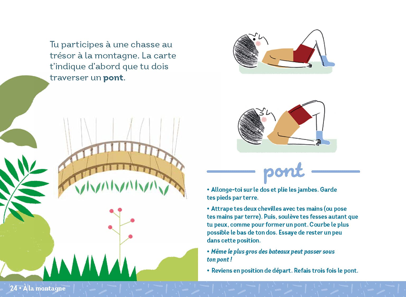 Yoga pour mon enfant: 30 posture en pas à pas