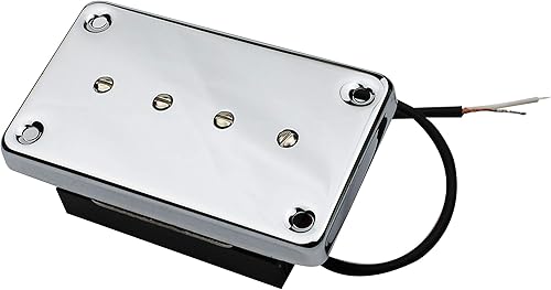 Guyker Pastillas Bass Mudbucker - Piezas de repuesto para pastillas de cuello o puente Artec para guitarra de bajo Sidewinder de 4 cuerdas (EBC4, 1