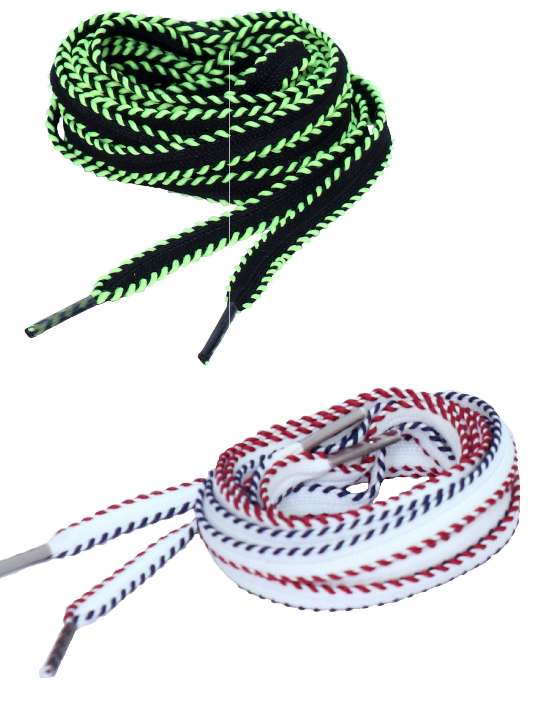 Demoda Flat Shoe laces for Sport Shoes Sneakers Casual Canvas Shoes for Men and Women (Pack of 2) 120 cm (2colors(3)) (B09TVX3X11) Amazon Price History, Amazon Price Tracker