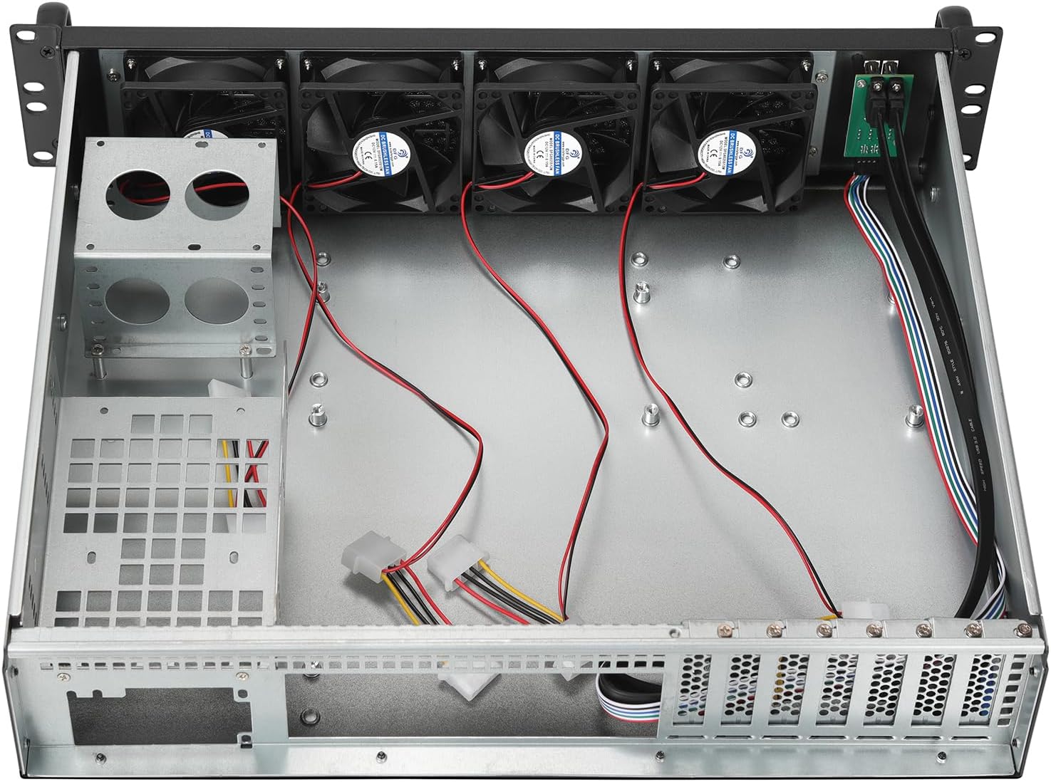 2U Support ATX Mother Board rackmount Chassis Short Depth 13.38" use Flex ATX PSU