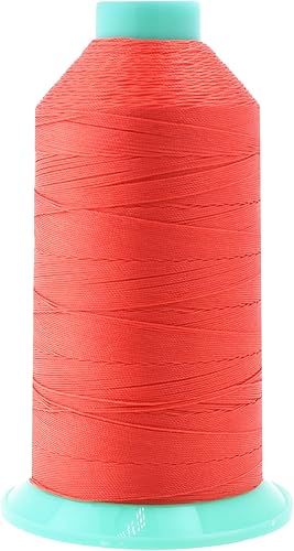 Miniatura 39 de Mandala Crafts Hilos de coser resistentes de nailon consolidado, hilo para tejer jeans de cuero, hilos de tapicería marina al aire libre, Beige