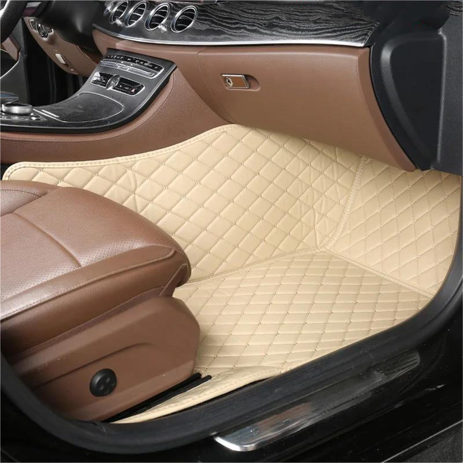 Alfombrillas para Ford Mondeo Mk5 2014-2020 alfombra copiloto beige