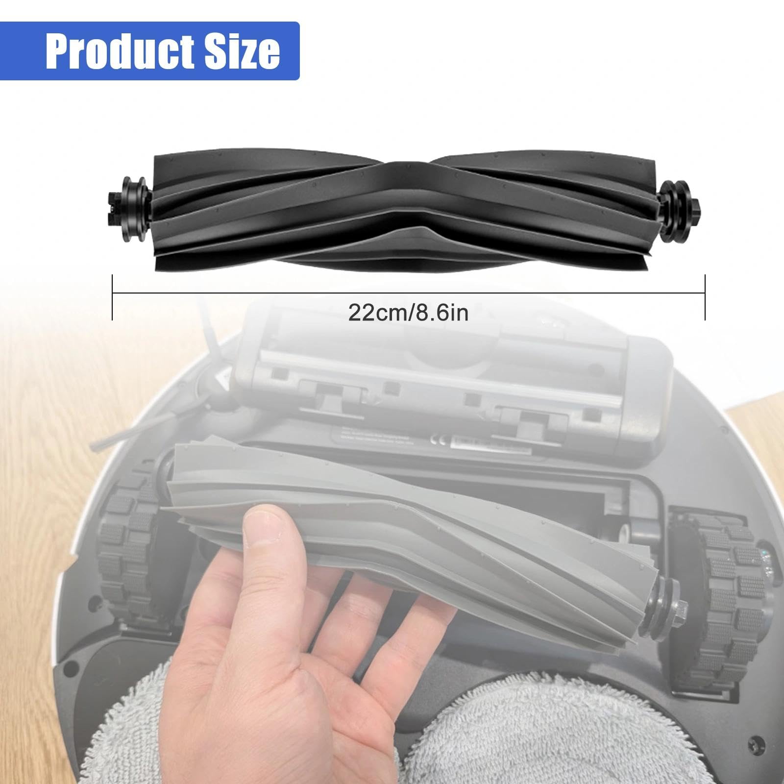 Cepillos de Rodillo para Dreame L10s Ultra/L10s Pro Ultra Heat/L10s Ultra Gen 2/L10s Pro Gen 2/D10 Plus Gen 2/L10s Plus/L20 Ultra/L10 Prime/L10 Ultra/L40 Ultra/X40 Ultra/X40 Master/X30 Aspiradora