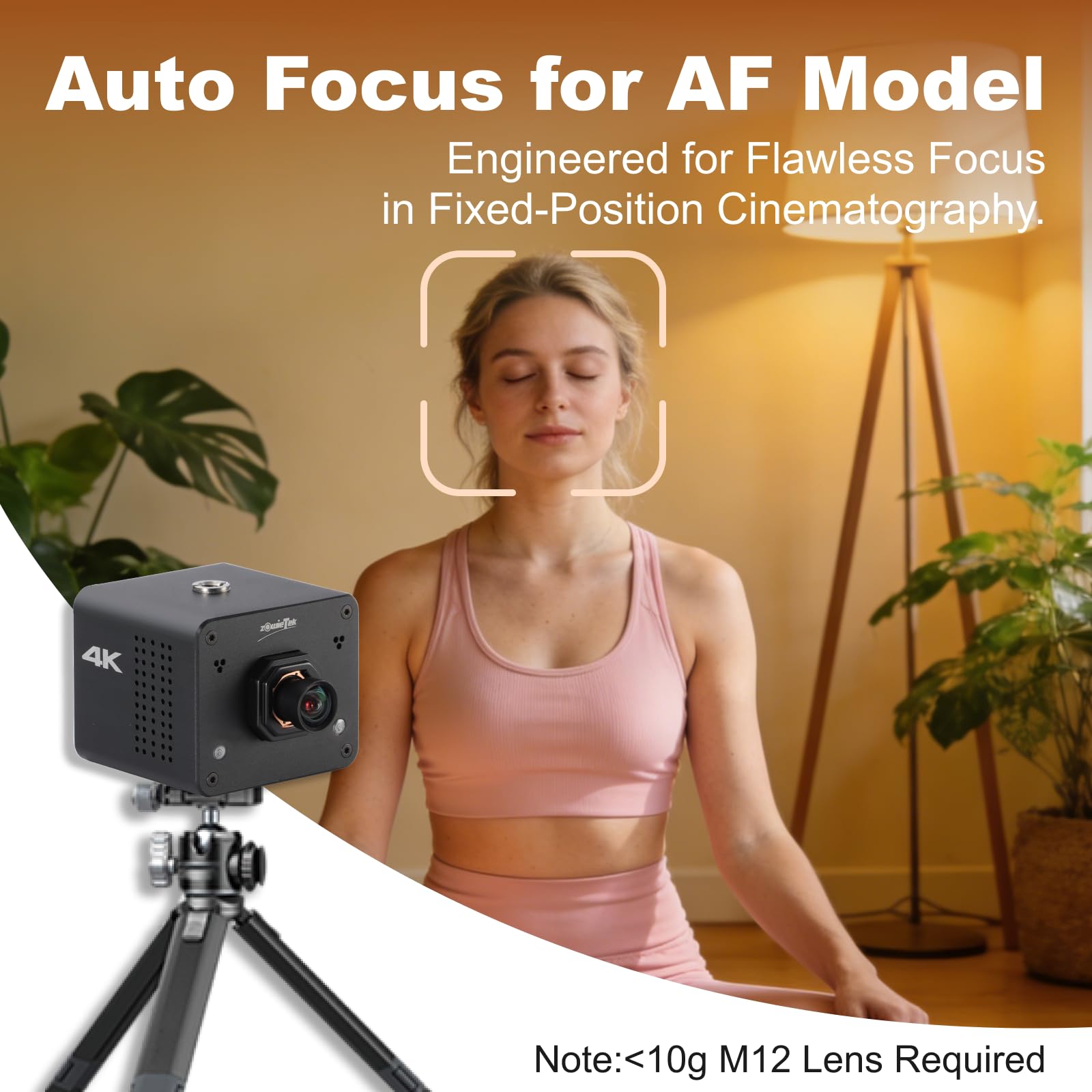 Amazon | Zowietek 4K NDI | HX3 POV ボックス カメラ PoE、ZowieCAM