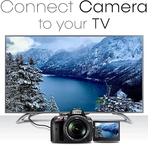 Miniatura 7 de Cmple - Cable micro HDMI a HDMI de 3 pies, cable micro HDMI macho a macho 4k para cámara de captura de tarjeta, cámara de vídeo, cámara de acción,