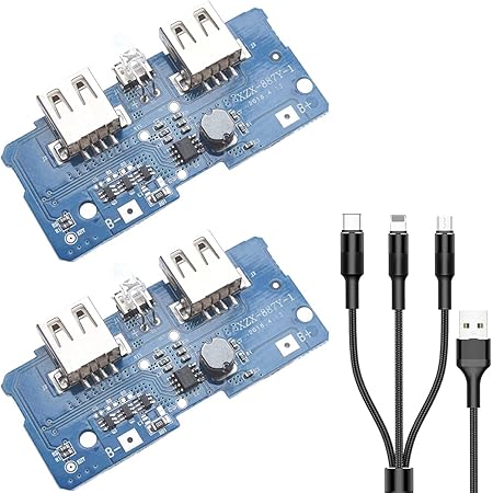 2A 5V Carica Scarica Integrata 3.7V 4.2V Batteria Al Lio Boost Protezione Di Alimentazione Mobile Fai Da Te Modulo Scheda PCB Elettronica - Foto 9