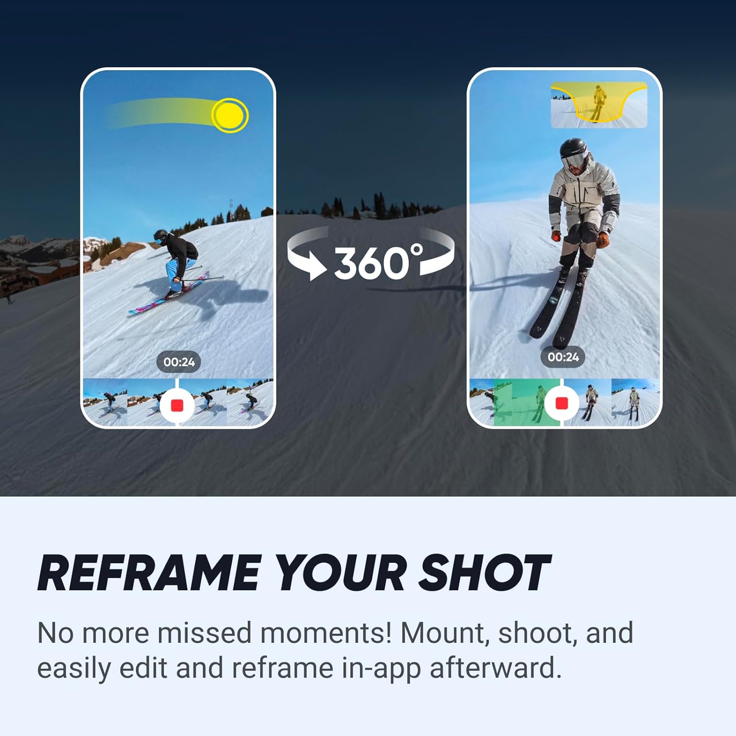 Insta360 X4: Reframe Your Skiing Adventures