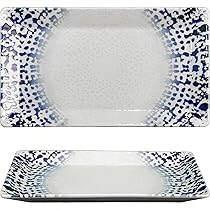 Sicignano | Set Piatto Portata Rettangolare in Porcellana Bianco con Decoro a Rilievo – Lavabile in Lavastoviglie, Adatto a Microonde, Resistente ai Tagli, Made in Italy (29×17,5 cm, 1 Pezzo)