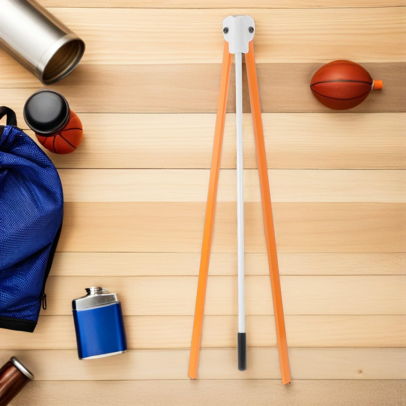Supporto Regolabile per Tee Calci da Calcio e Rugby in Metallo Portatile per Allenamenti Giovanili e Squadre Scolastiche, Accessorio Stabile per Pratica Sportiva All’Aperto
