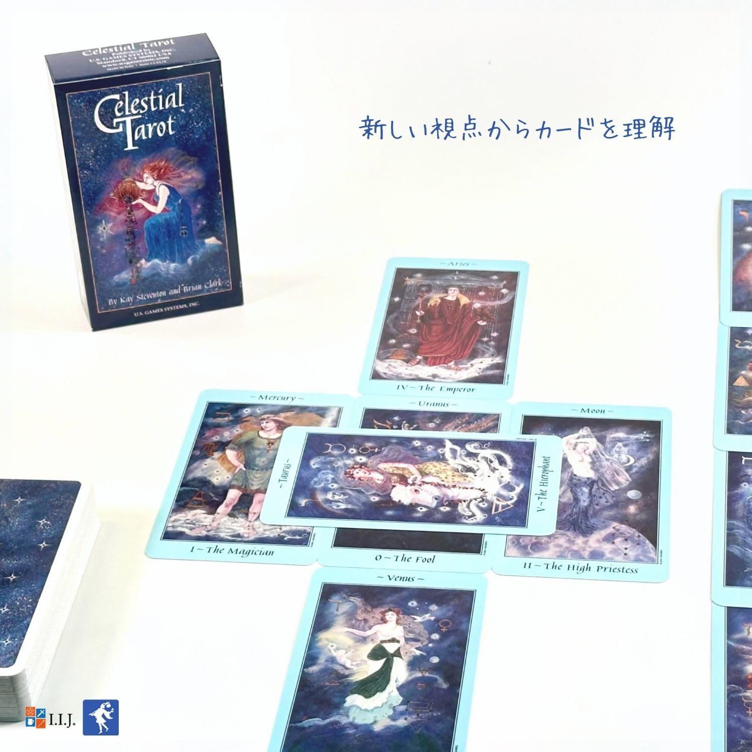 Amazon.co.jp: I.I.J タロットカード セレスチアル・タロット