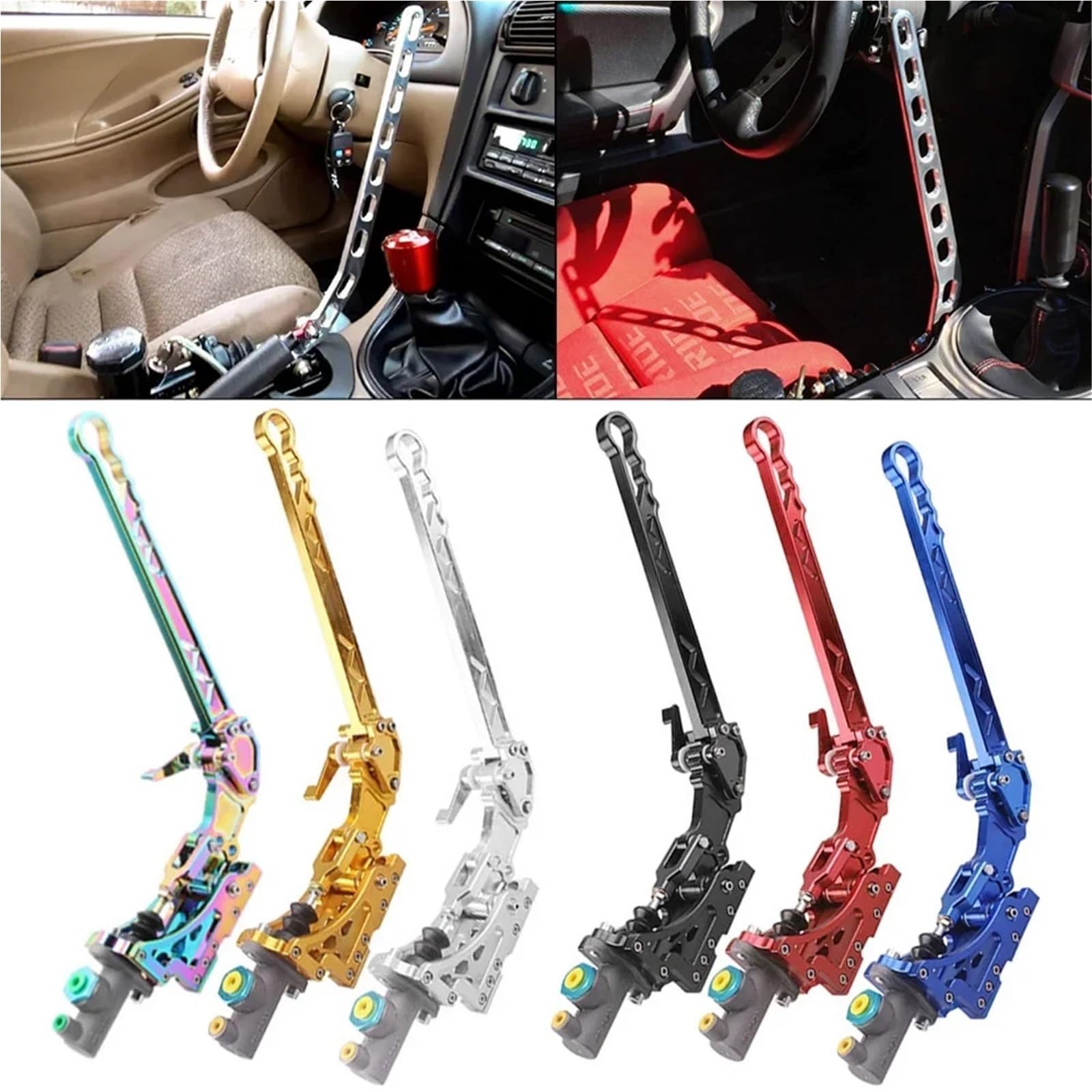 Dźwignia Hamulca Ręcznego Samochodu Uniwersalny Wyścigowy Hydrauliczny Hamulec Ręczny Aluminiowy Samochód Zmodyfikowany Pionowy Hamulec Ręczny Do Parkingowy Rajdowa Części Samochodowe