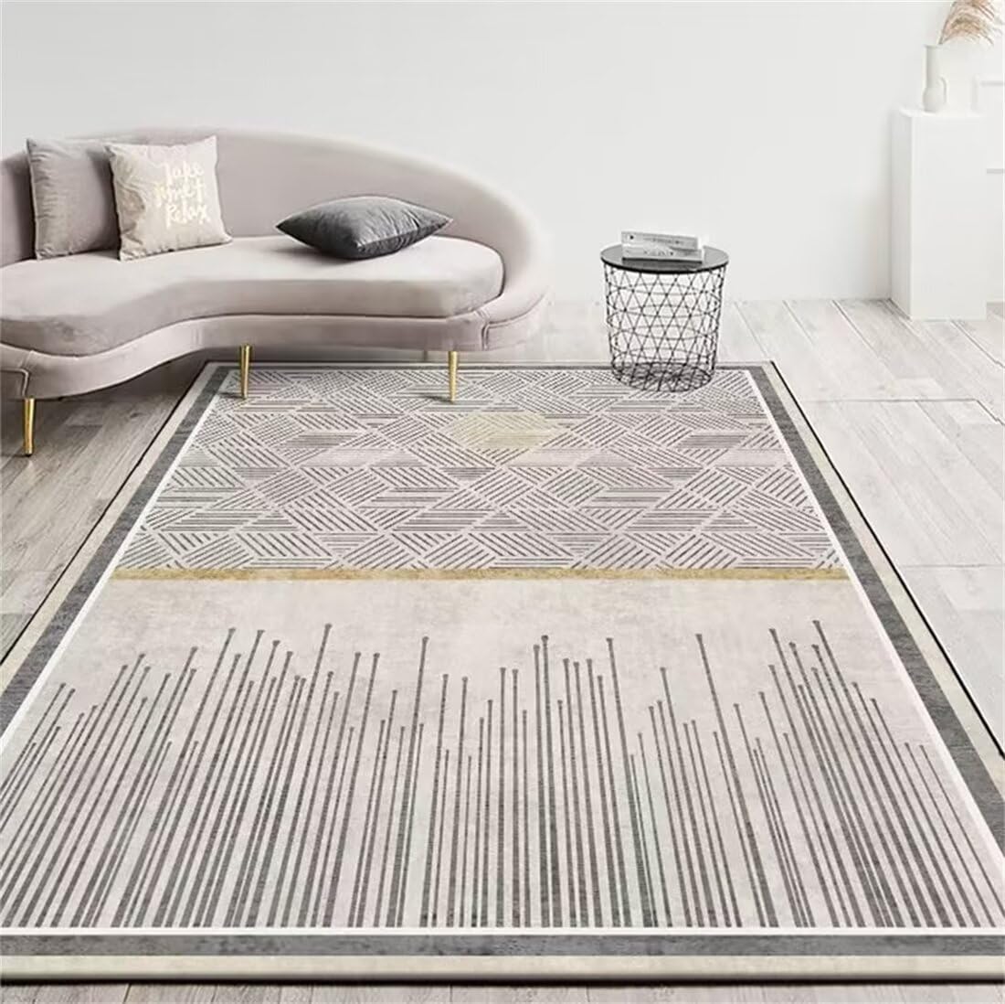 Tapis doux chambre fille ado gris pour une ambiance cocooning douce