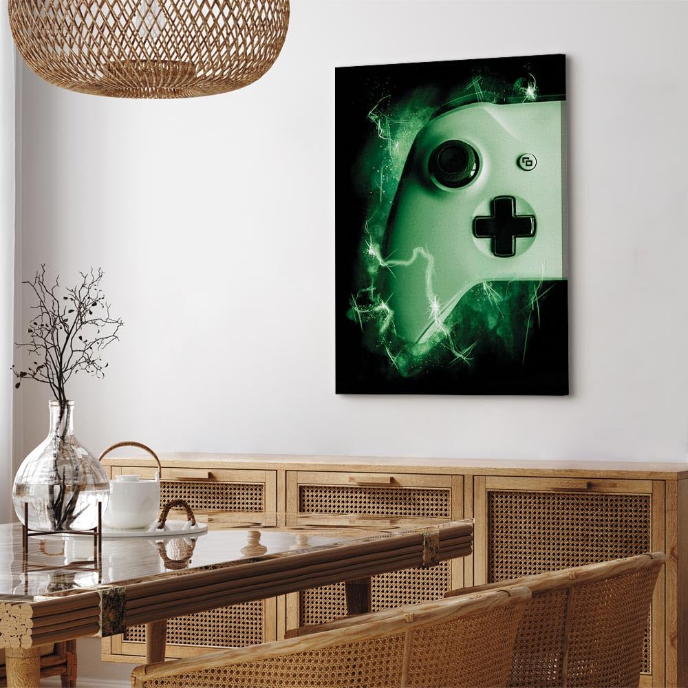 murando - Akustikbild Play Game Gaming, Schallschutz, Wohnzimmer, Büro | Verbessert Raumakustik, reduziert Hall, ideal fürs Büro oder Wohnzimmer, hochwertige Verarbeitung, schnelle Montage, stilvoll