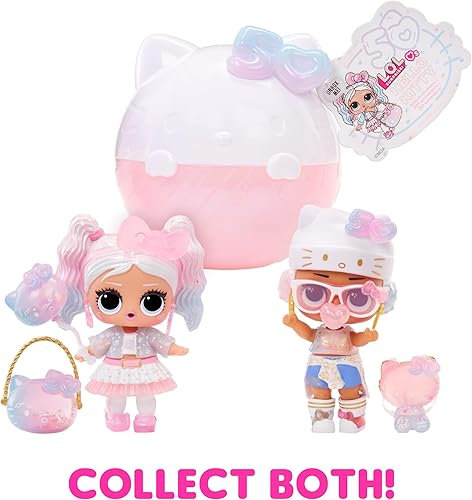 Miniatura 6 de LOL Surprise Hello Kitty Crystal Cutie Doll con 7 sorpresas  50 aniversario edición limitada regalo para niñas mayores de 3 años