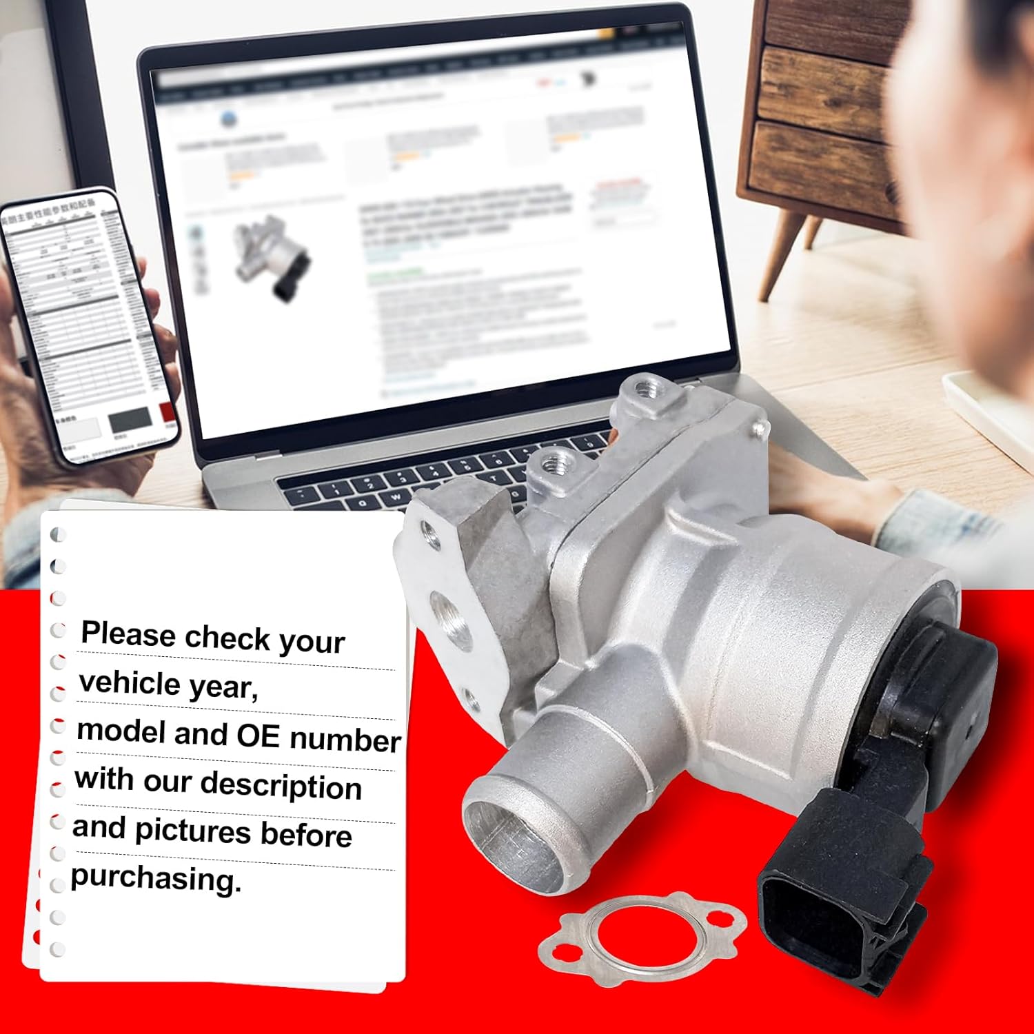 SMMS Secondary Air Suction Injection Solenoid Valve 911-169 for Subaru EJ255 EJ257 Impreza WRX STi Forester 2006-2017, Replaces OE: 14864AA020 14719AA033