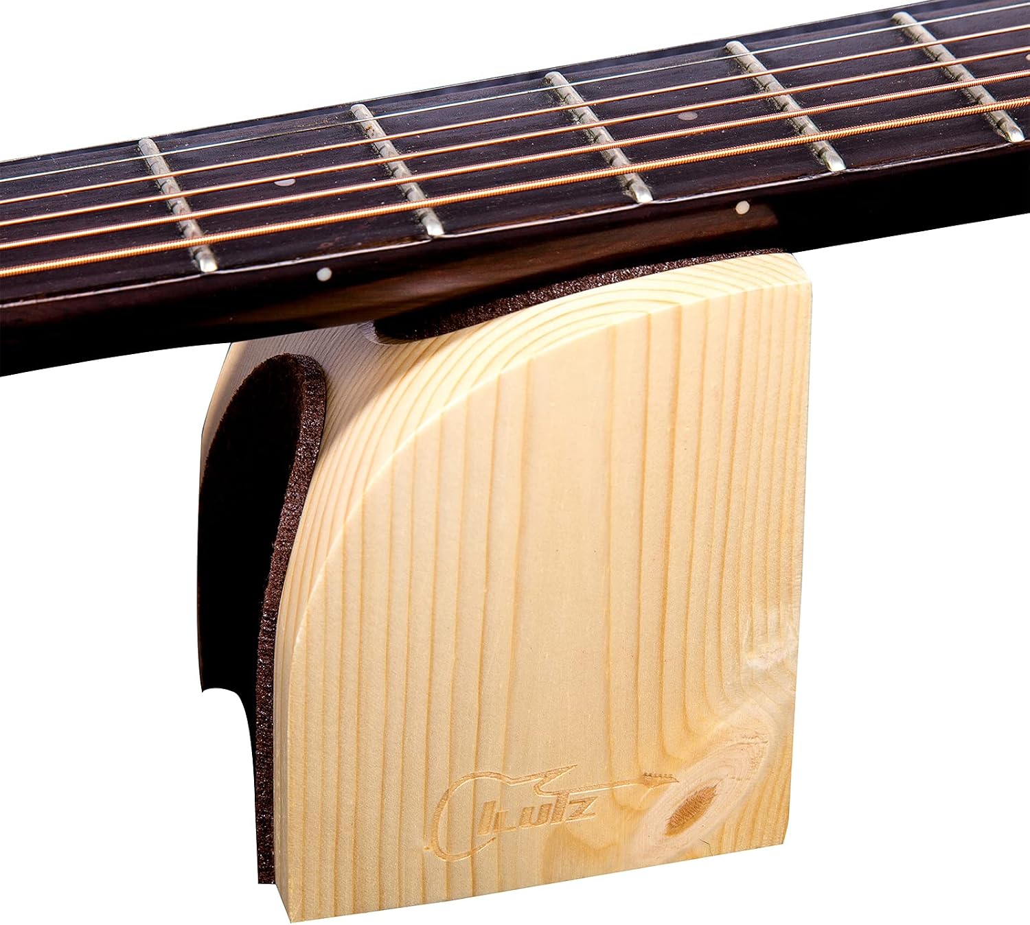 Guitar Neck Rest Cradle Cube String Instrument Neck Support Neck Pillow String Instrument Neck Support Guitar Luthier Tool Made of Raw Pine Wood