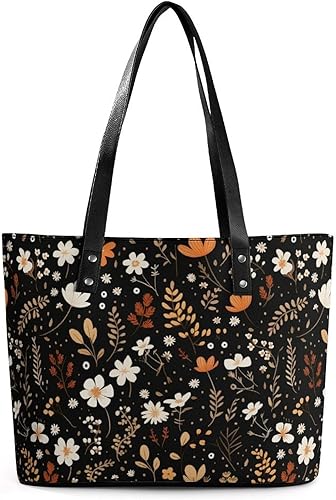 Miniatura 7 de Bolsa de mano, bolsas de mano para mujer, bolso de hombro de cuero con cremallera para trabajo, viajes, compras, playa