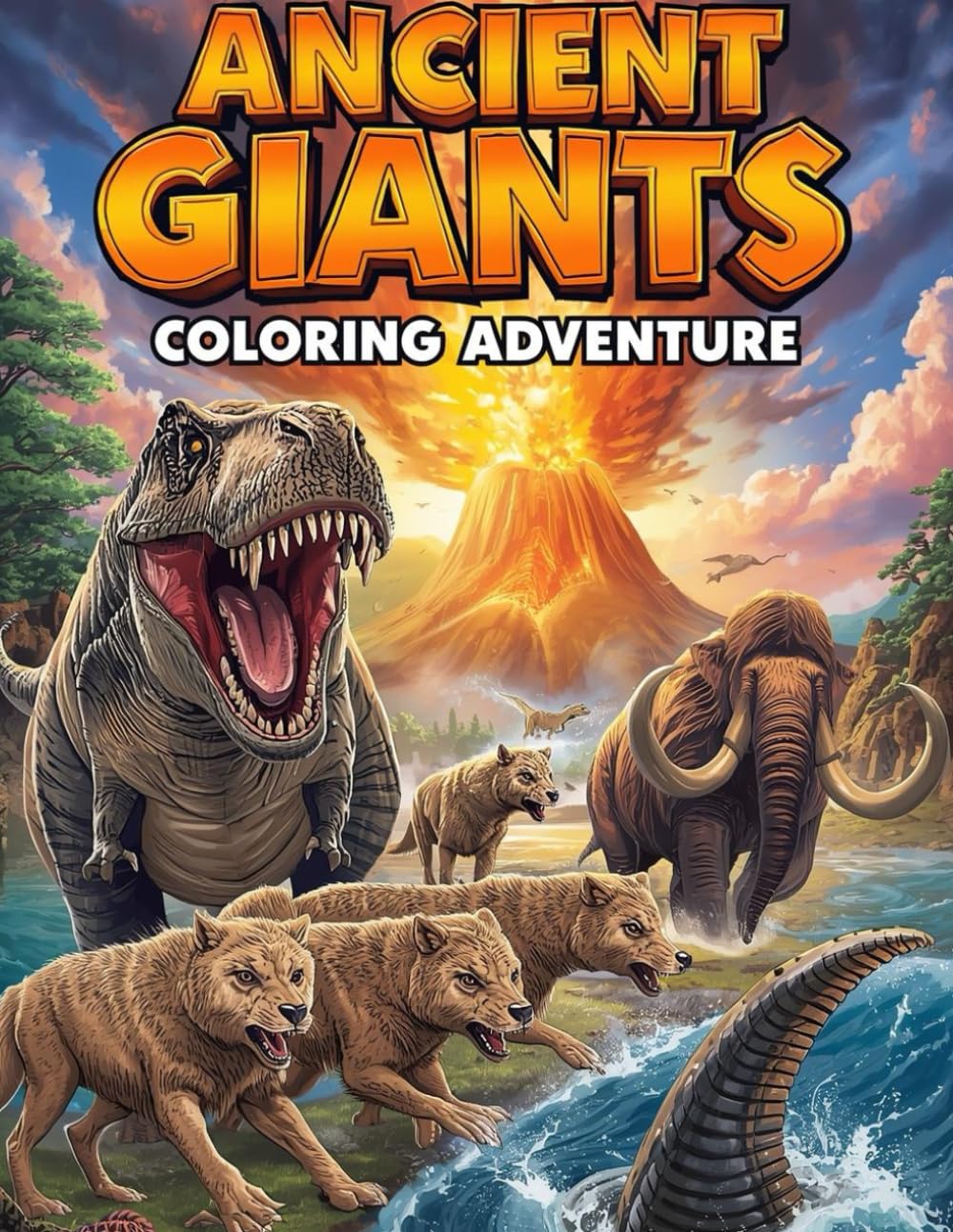 Ancient Giants Coloring Adventure