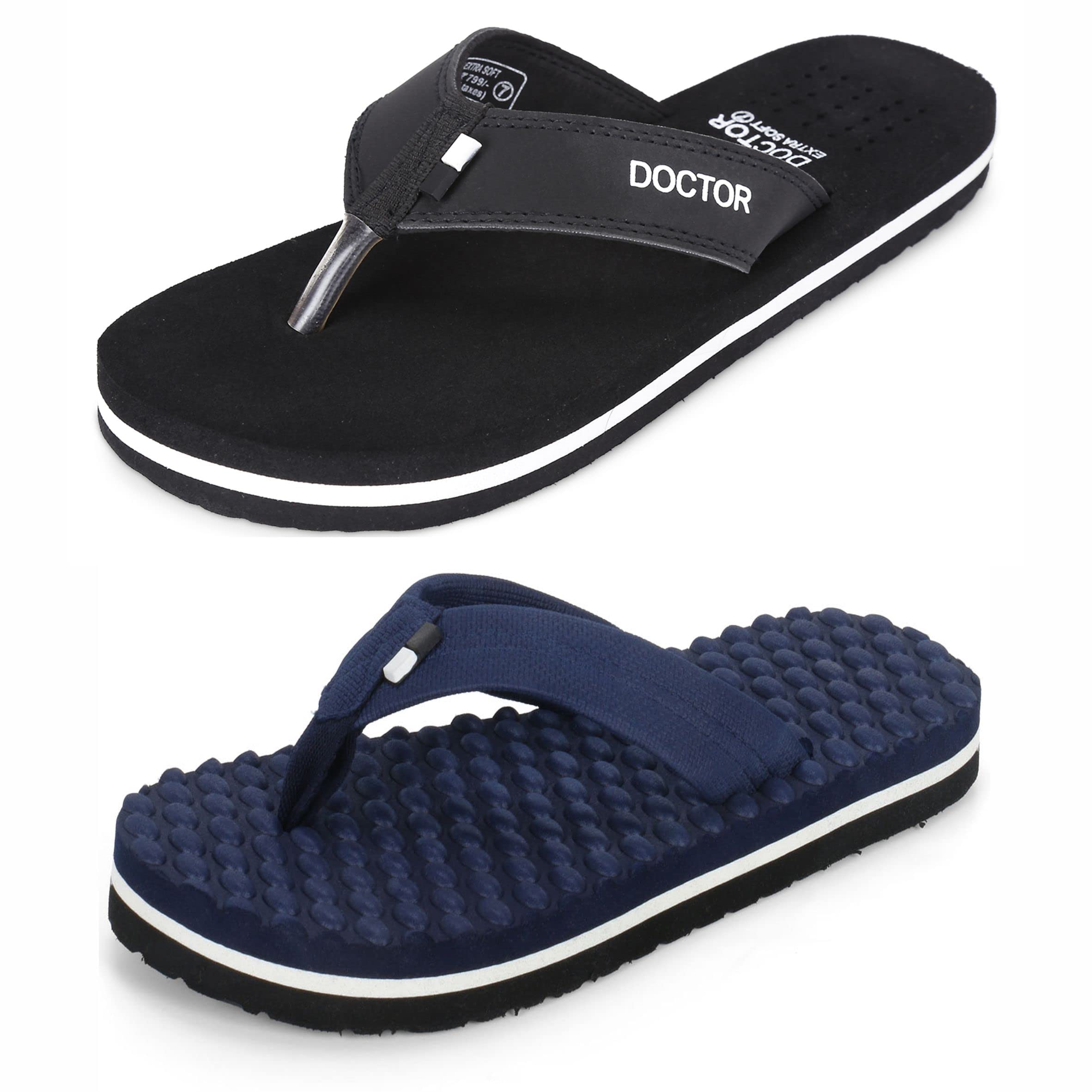 DOCTOR EXTRA SOFT Slipper Ortho Care Orthopaedic and Diabetic Super Fit Comfort Doctor Slipper, Dr. Slipper, Flip-Flop, Slides and House Slipper for Mens D24 & D-30 (B0B9YCYV2Z) Amazon Price History, Amazon Price Tracker