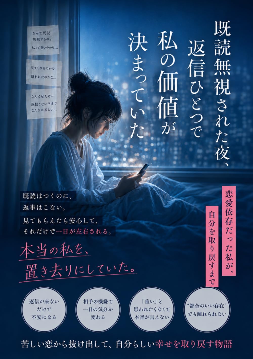 既読無視された夜、返信ひとつで私の価値が決まっていた: 恋愛依存だった私が、自分を取り戻すまで (恋愛で壊れた私たちへ)