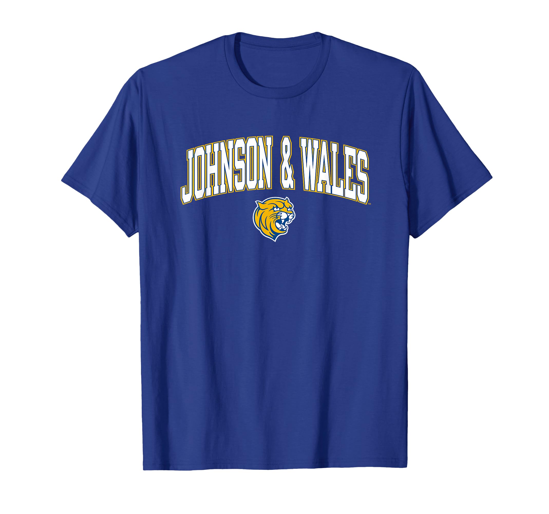 Johnson & Wales Wildcats Arch Over Blue Officially Licensed T-Shirt