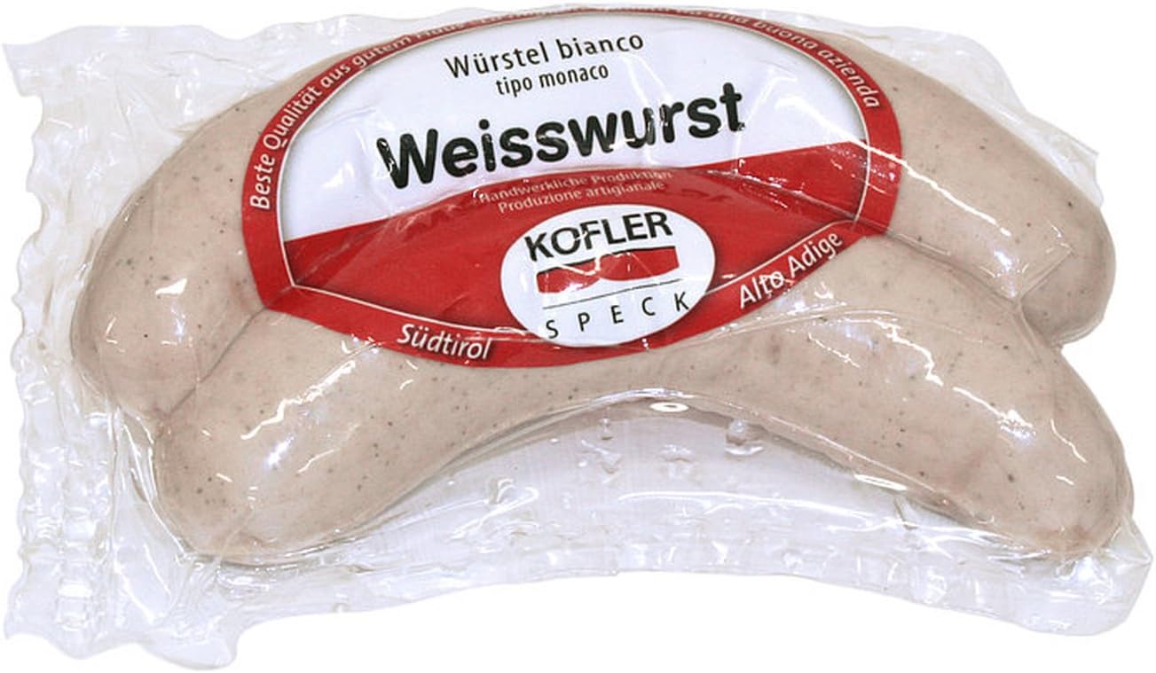 Würstel Weisswurst Monaco 4 pc vac. app. 350 gr. - Kofler Speck