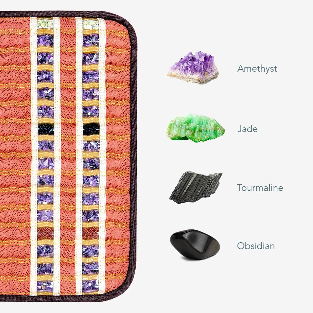 Amethyst, Jade, Tourmaline, Obsidian gemstones