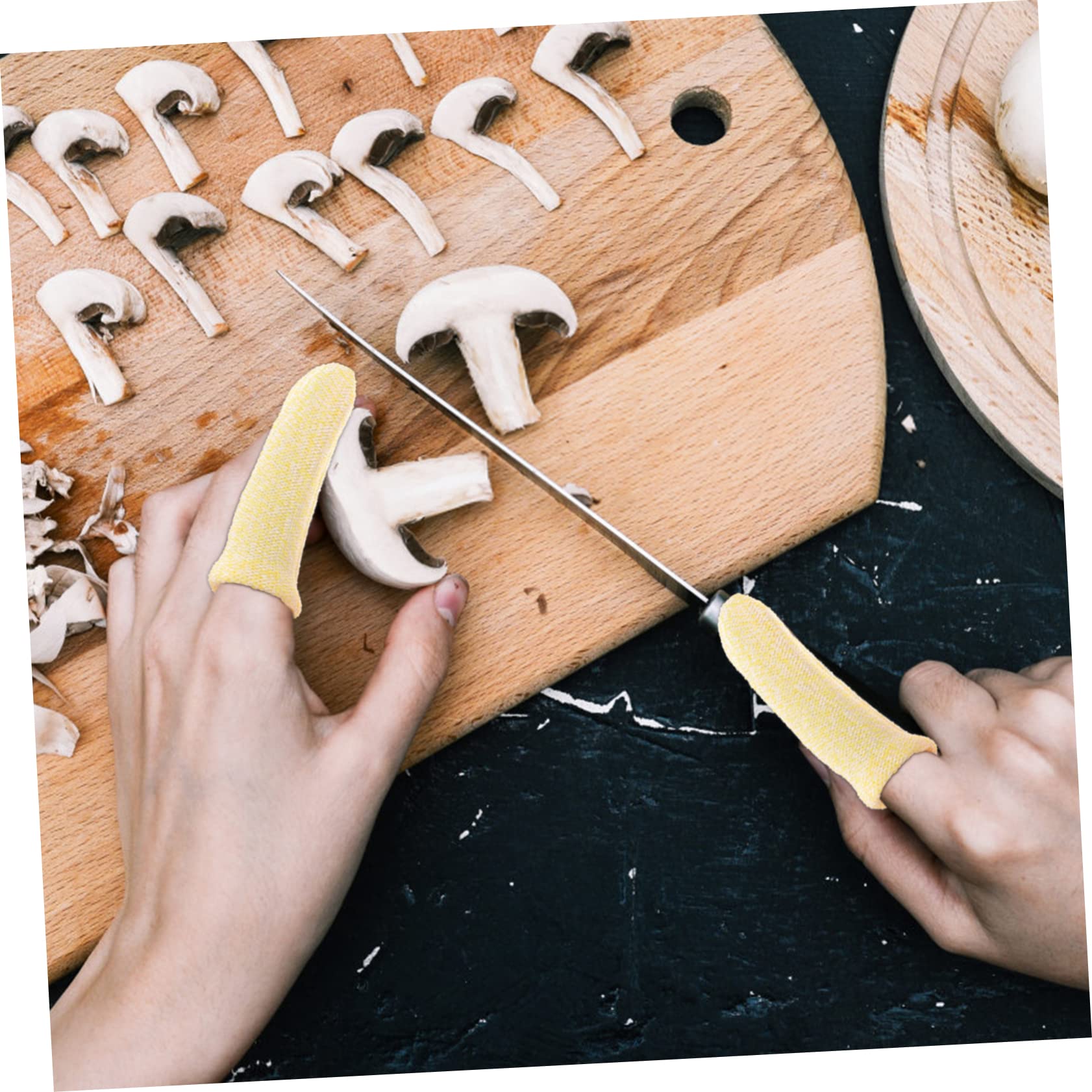 Healeved 50piezas Protector De Dedos Cortantes Cubiertas Anticorte Para Dedo Pulgar Para Cocina Jardinería y Manualidades