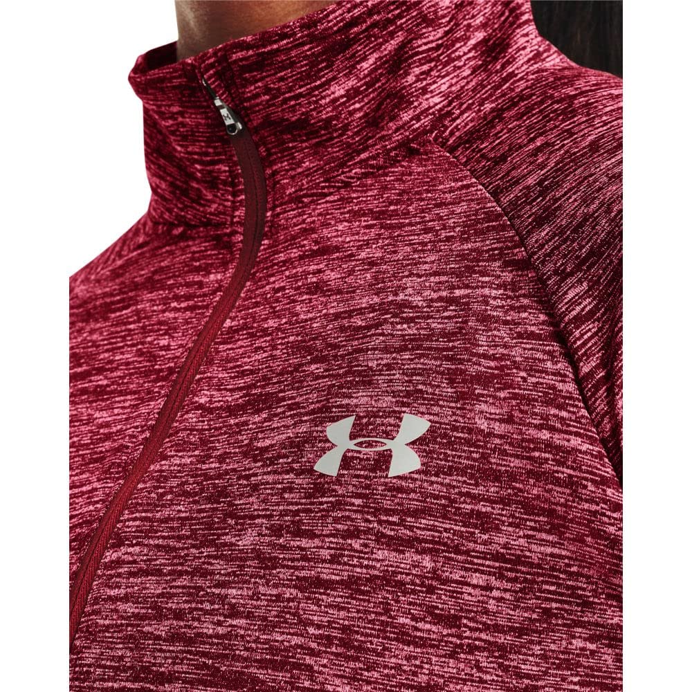Under Armour Tech Twist Langarm-Pullover, 1/2 Reißverschluss Mezza Cerniera Donna