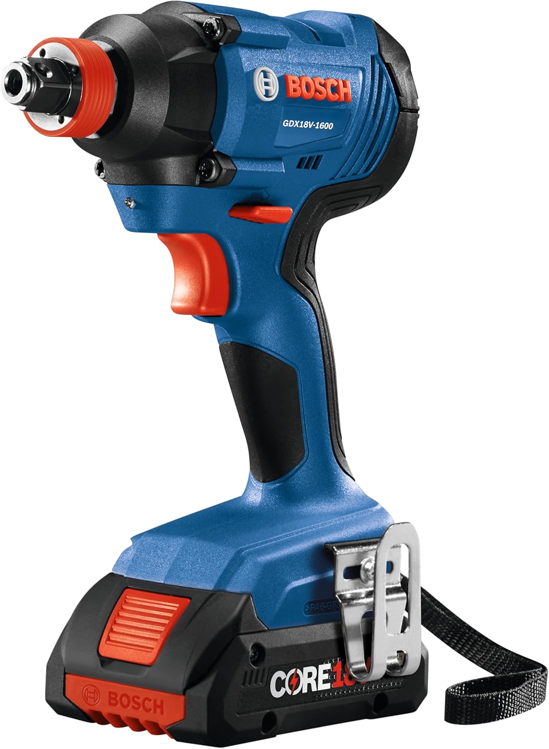 Bosch's FREAK GDX18V-1600N accepts both 1/4-inch hex bits and 1/2-inch sockets — the only impact driver that also han...