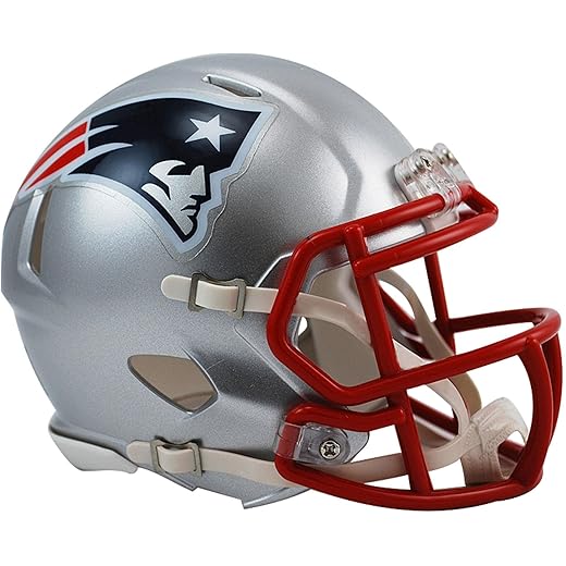 Riddell New England Patriots Revolution Speed Mini Football Helmet - NFL Mini Helmets