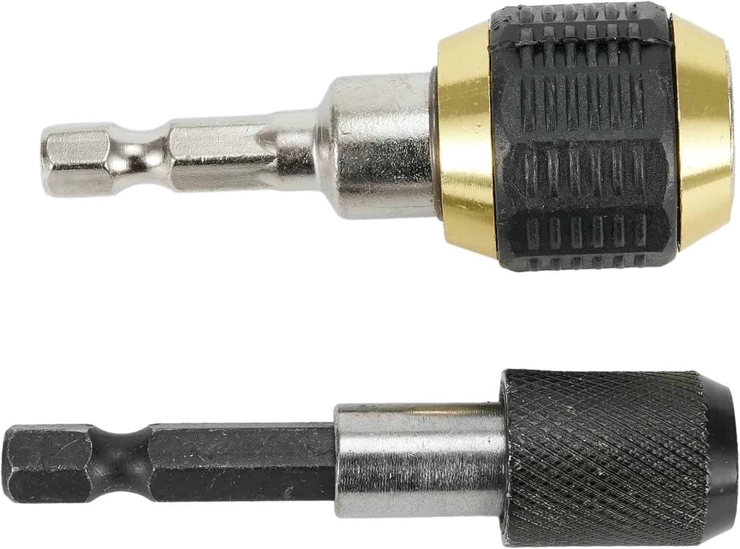 2pcs Hex Handle Quick Coupling Drill Bit Hex Shank 60mm Keyless Drill Chuck Driver Quick Change Convertor Adapter Converter