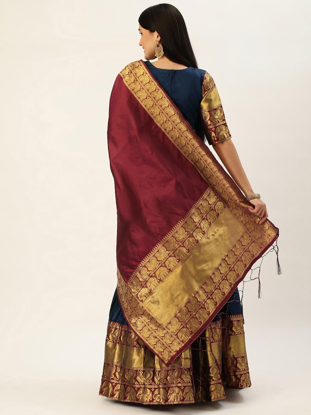 HSD Lehenga Choli mit Dupatta Indische Hochzeit Party Wear Lehenga für Frauen komplett genäht