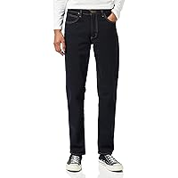 Lee Uomo Brooklyn Straight Jeans, Blu (Blue Black Blue)