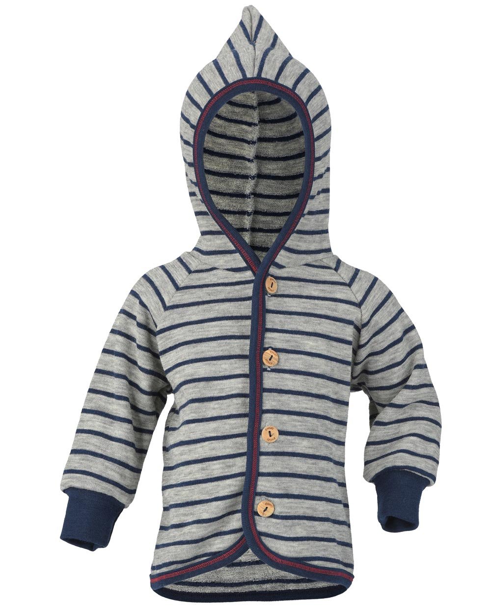 ENGELEngel Natur, Hoodie Jacket Made of 100% Organic Merino Wool (kbT), Unisex, Warm Jacket for Baby Boys and Girls, Newborn