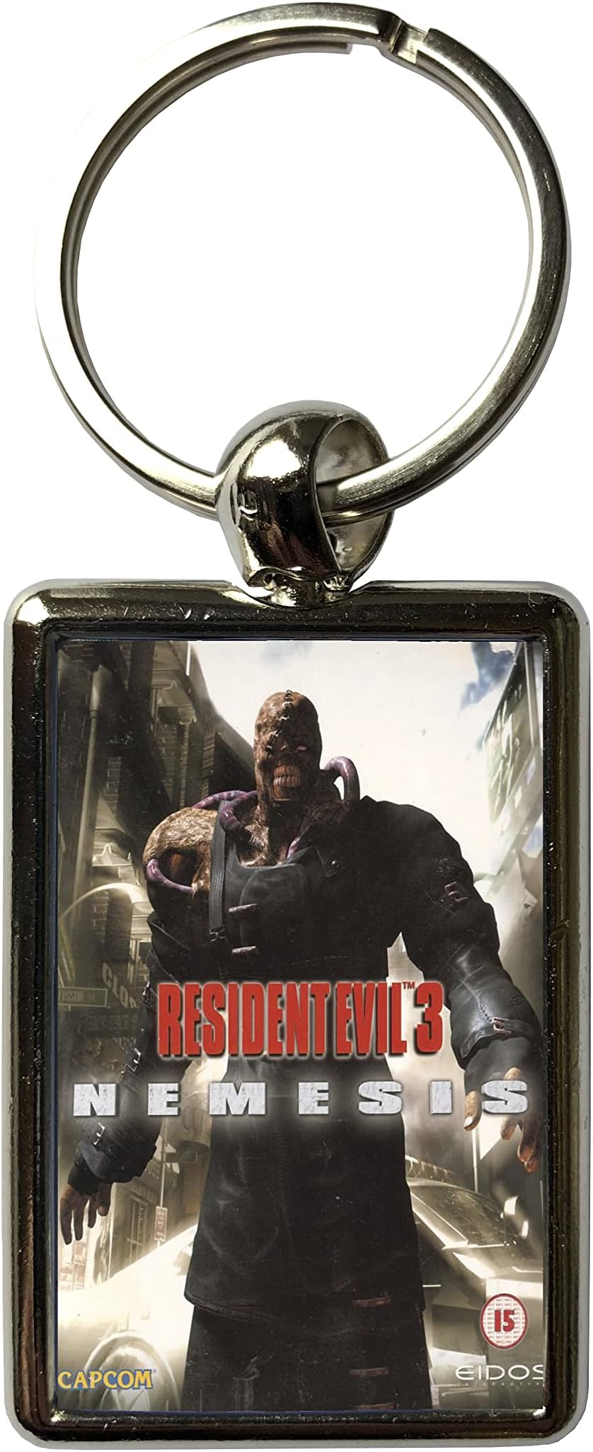 Resident Evil 3 Classic Survival Horror Metal Keyring 3 x 4.5 cm