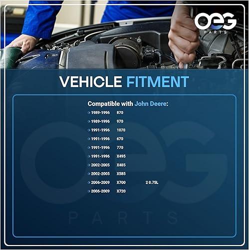 Miniatura 4 de OEG Parts nuevo alternador de imán permanente compatible con John Deere cortacésped tractor MIA10338, SE501822, 11991077200, LS22101, 12915077201,