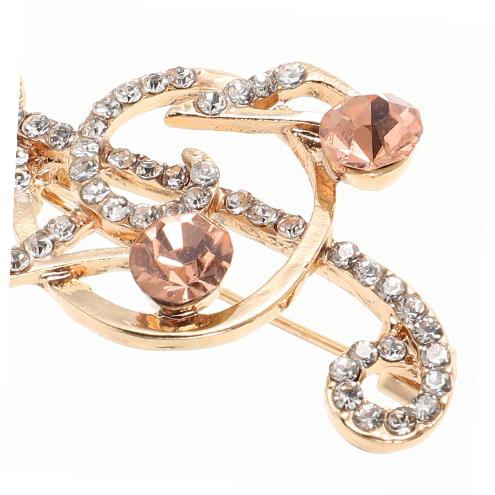 Spille a Forma Musicale, Accessori per Festival, Abito in Metallo, Abbigliamento Decorativo da Uomo, Nota Musicale, Diamante