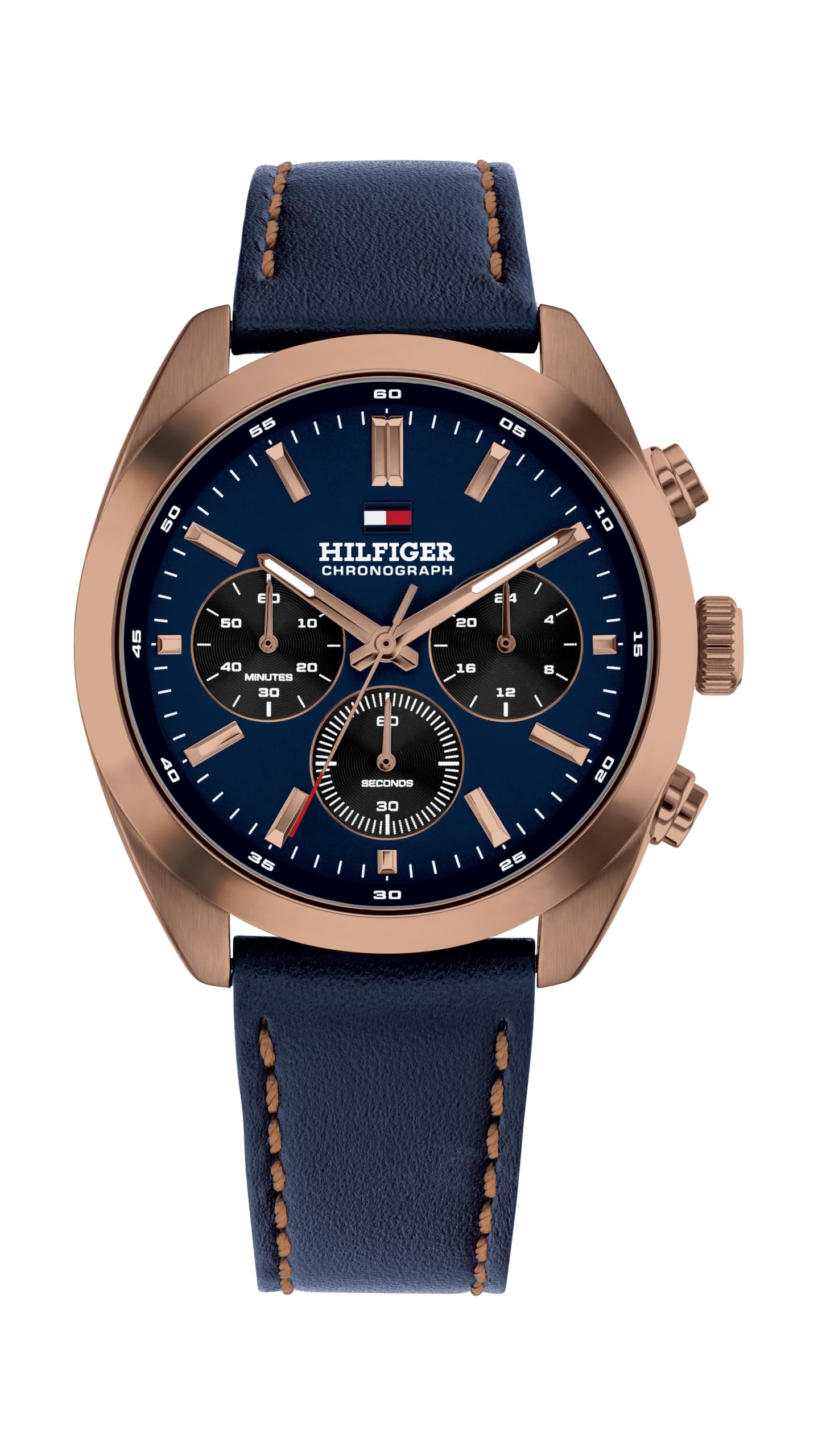 Tommy Hilfiger Men's Blue Stainless Steel Bracelet Watch, Sports Direct